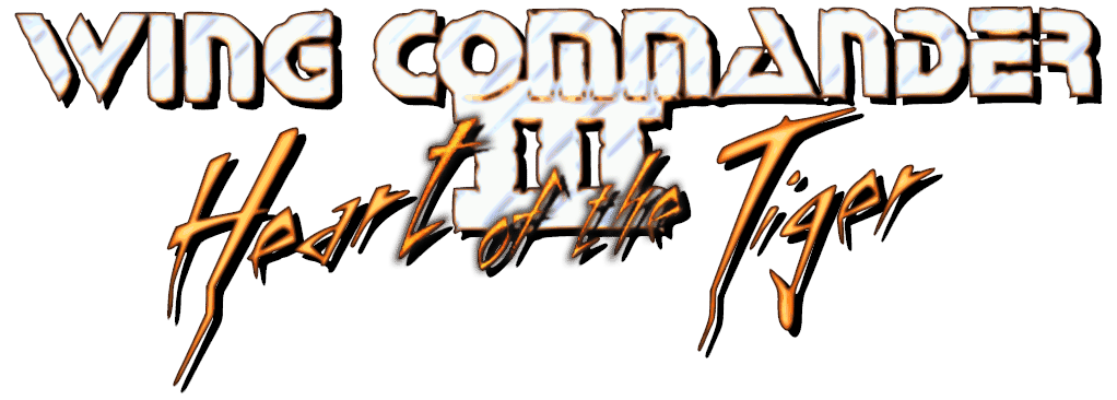 Wing Commander III Heart of the Tiger logo for Playstation